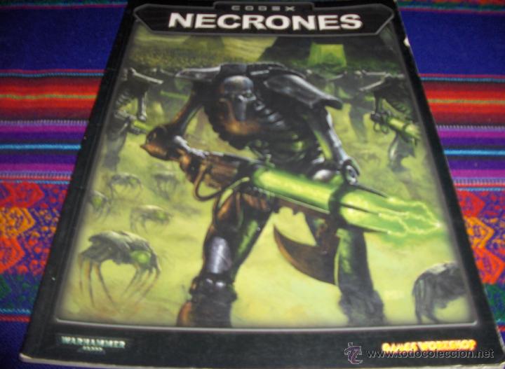 Juegos antiguos: WARHAMMER CODEX NECRONES. GAMES WORKSHOP 2002. R&Uacute;STICA 65 P&Aacute;GINAS COLOR. - Foto 1