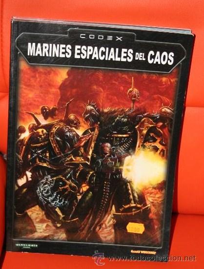 Juegos antiguos: Warhammer 40 k. Codex MARINES ESPACIALES DEL CAOS - Foto 1