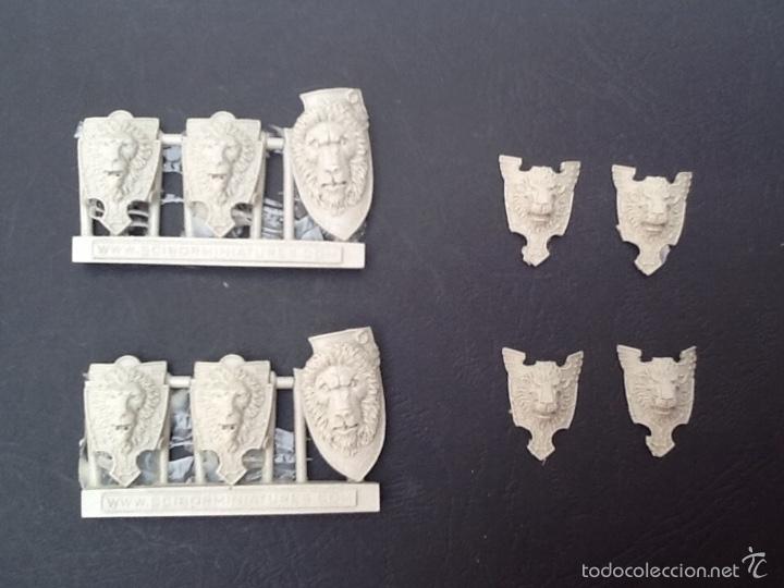 Juegos antiguos: Warhammer escudos scibor - Foto 1
