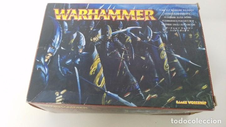 Juegos antiguos: lote de figuras warhammer caja - Foto 1