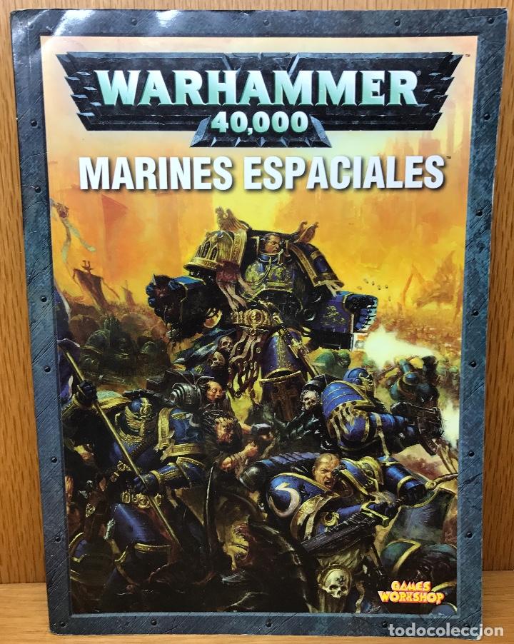 Juegos antiguos: Warhammer 40.000 Codex Marines Espaciales - Games Workshop - Foto 1