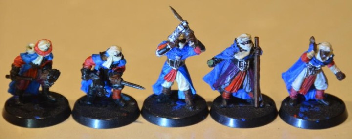 Juegos antiguos: Warhammer - 5 Figuras plastico - Foto 1