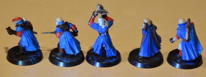 Juegos antiguos: Warhammer - 5 Figuras plastico - Foto 2