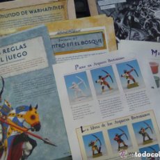 Juegos Antiguos: LOTE DE FASCICULOS DE WARHAMMER : VA SOBRE JUEGOS, COMIC , PINTURA Y DIORAMAS, ETC