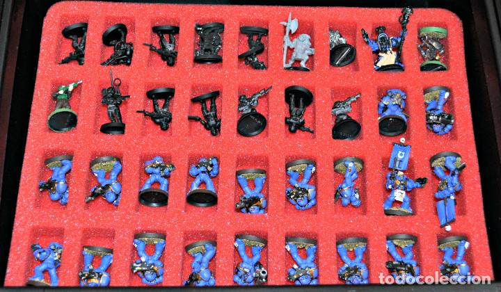 Juegos antiguos: MALET&Iacute;N CON 152 FIGURAS DE GAMES WORKSHOP - Foto 4