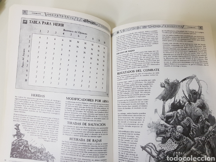 Juegos Antiguos: Reglamento, Manual WARHAMMER año 2000. El juego de batallas fantasticas.  - Foto 7 - 145539138
