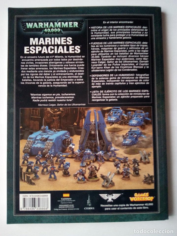 Juegos antiguos: -MARINES ESPACIALES -CODEX -WARHARMMMER 40.000 - Foto 2