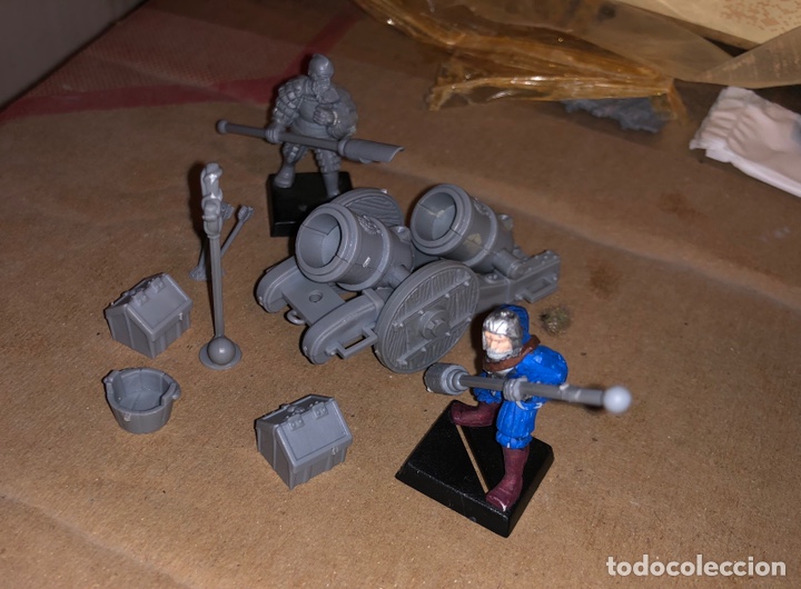 Juegos antiguos: Pack 2 artiller&iacute;a warhammer Imperio - Foto 1