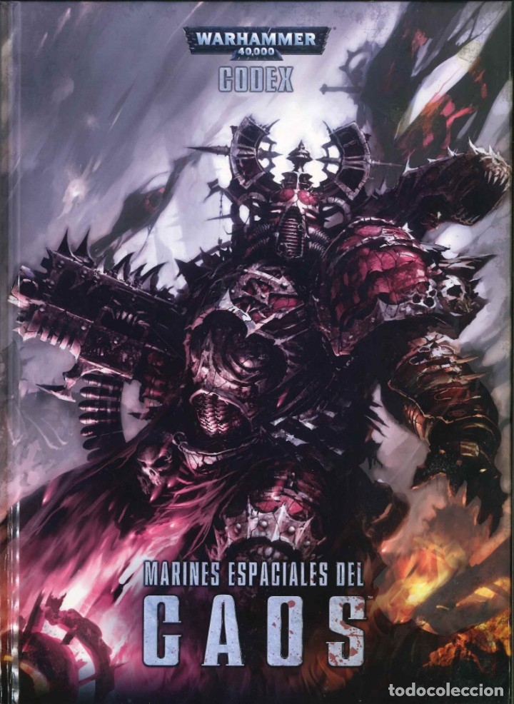 Juegos antiguos: WARHAMMER 40.000 LIBRO CODEX MARINES ESPACIALES DEL CAOS - Foto 1