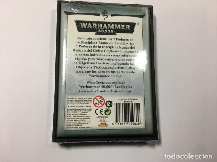 Juegos antiguos: WARHAMMER 40000 4k DATACARD CRAFTWORLDS - Foto 2