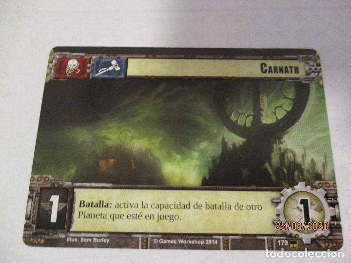 Juegos antiguos: Cartas warhammer 40.000 con funda - Foto 1