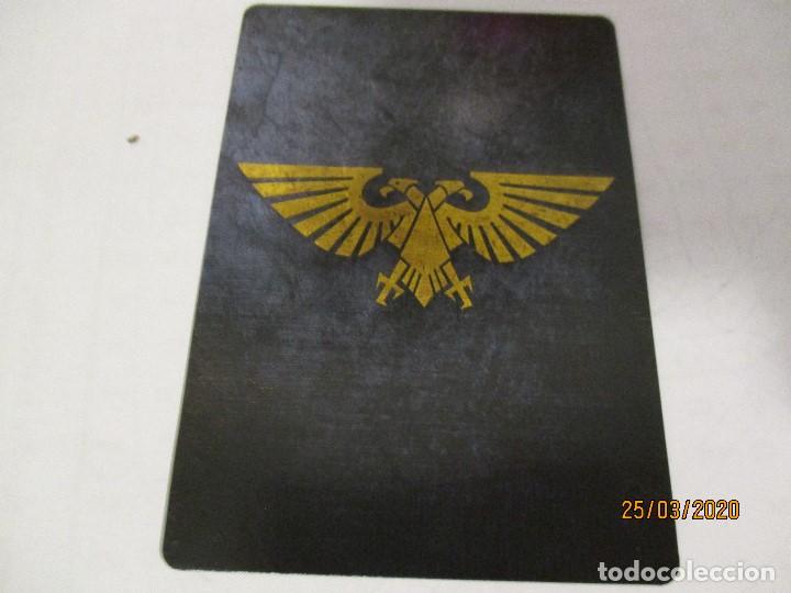Juegos antiguos: Cartas warhammer 40.000 con funda - Foto 2