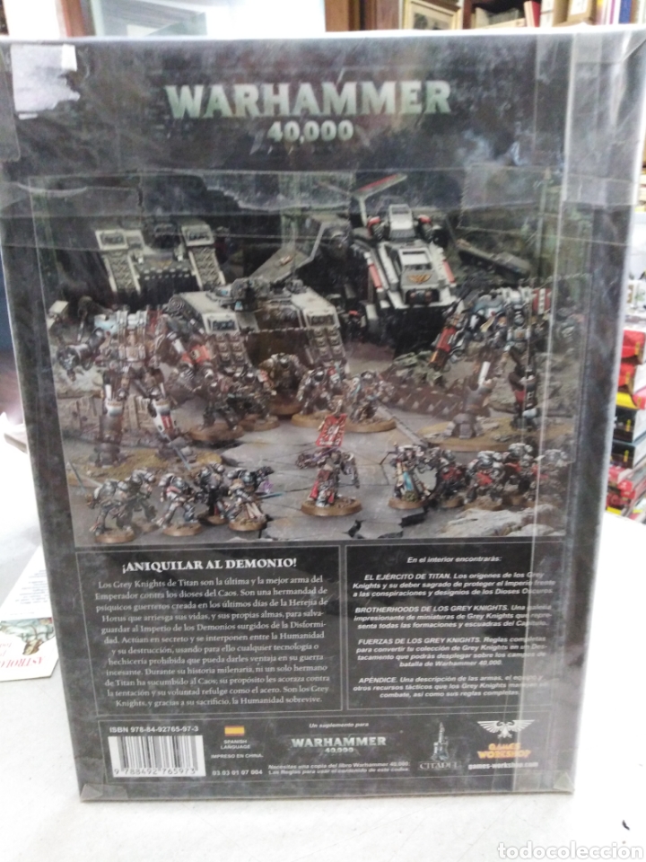 Juegos antiguos: WARHAMMER - 40,000 CODEX, GREY KNIGHTS, EDICI&Oacute;N ESPA&Ntilde;OLA, - Foto 3