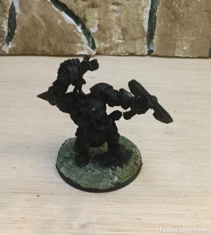 Juegos antiguos: Warhammer. Caudillo ORCO metal - Foto 1