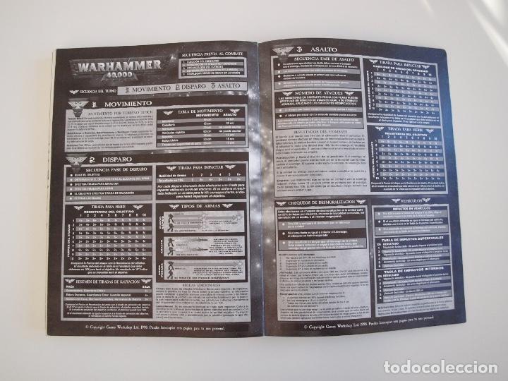 Juegos antiguos: WARHAMMER 40,000 - REGLAMENTO - GAMES WORKSHOP - MINIATURAS CITADEL - 1998 - Foto 10