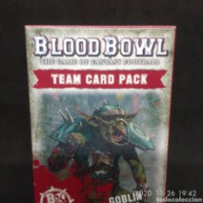 Juegos Antiguos: GOBLIN TEAM, TEAM CARD PACK, BLOOD BOWL