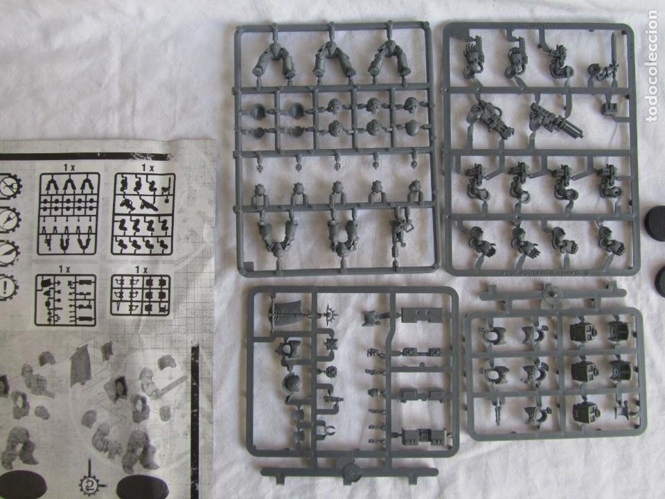 Juegos Antiguos: Caja con 5 exterminadores marines espaciales Warhammer 40000 - Foto 10 - 232269070