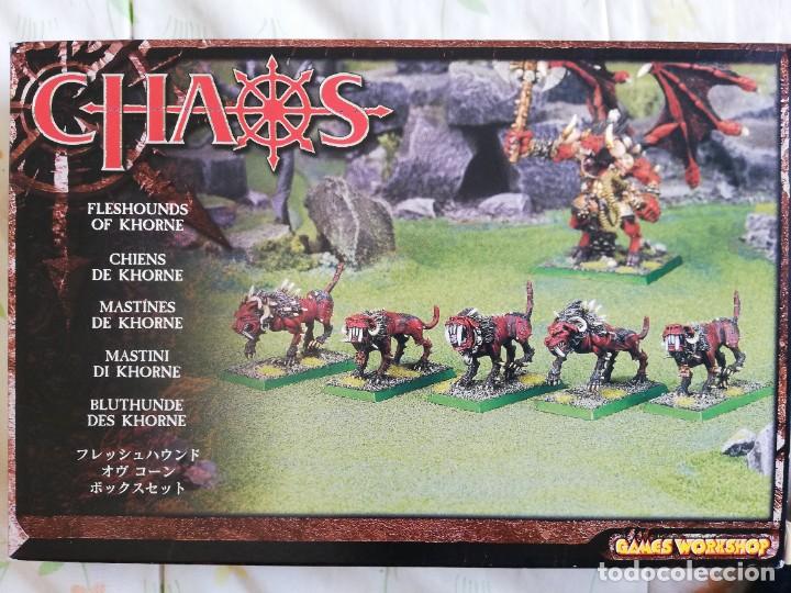 Juegos antiguos: MASTINES DE KHORNE WARHAMMER - Foto 1