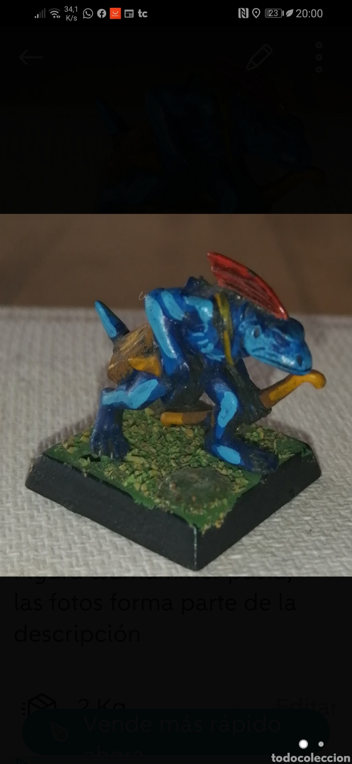 Juegos antiguos: warhammer pasta - Foto 1