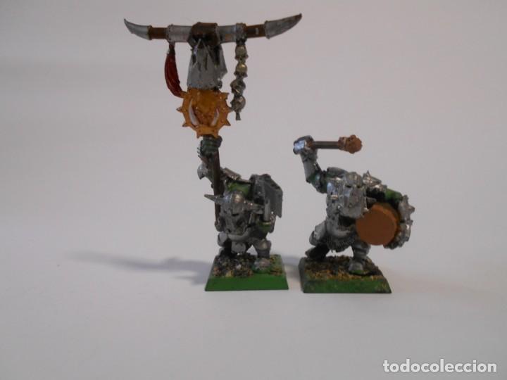 Juegos antiguos: WARHAMMER FANTASY : SET , CONJUNTO ORCOS - Foto 1
