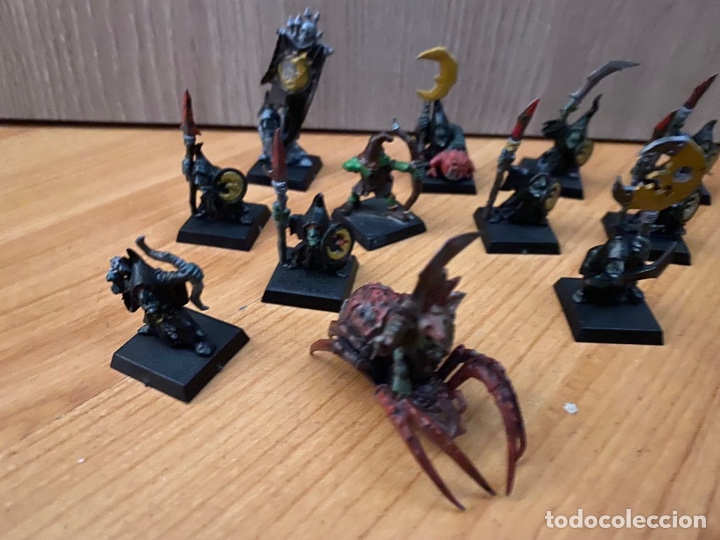 Juegos antiguos: WARHAMMER 14 FIGURAS PINTADAS. - Foto 3