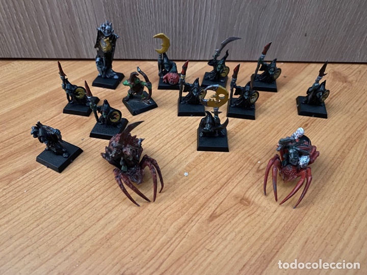 Juegos antiguos: WARHAMMER 14 FIGURAS PINTADAS. - Foto 4