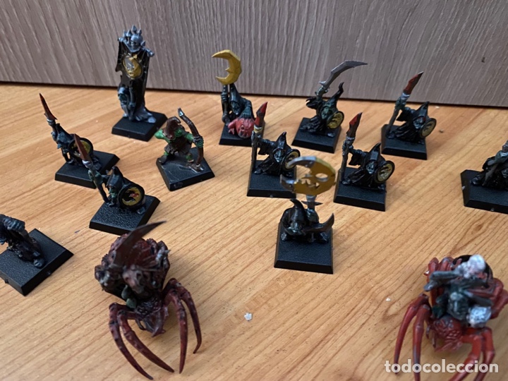Juegos antiguos: WARHAMMER 14 FIGURAS PINTADAS. - Foto 1