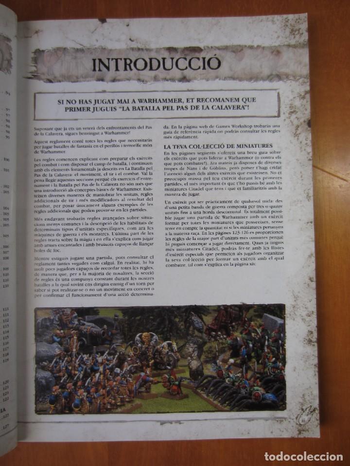 Juegos antiguos: Reglamento Warhammer (Games Workshop) (Catal&aacute;n) - Foto 7