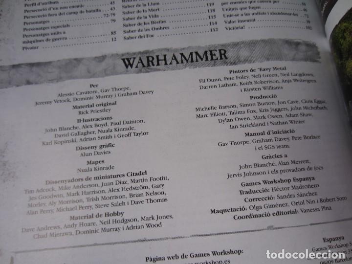 Juegos antiguos: Reglamento Warhammer (Games Workshop) (Catal&aacute;n) - Foto 13