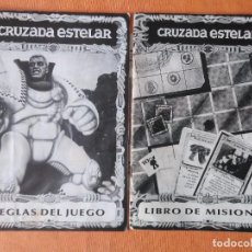 Juegos Antiguos: REGLAS DEL JUEGO + LIBRO DE MISIONES PARA CRUZADA ESTELAR - WARHAMMER. Lote 333760928