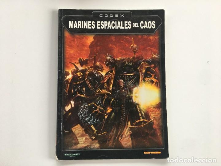 Juegos antiguos: LIBRO WARHAMMER MARINES ESPACIALES DEL CAOS - Foto 1