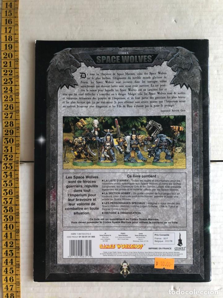 Juegos antiguos: WARHAMMER 40000 CODEX SPACE WOLVES - KREATEN - Foto 2