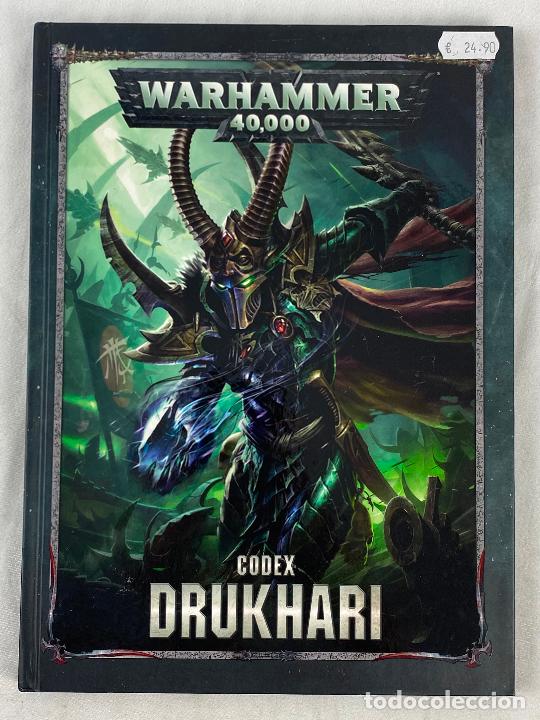 Juegos antiguos: WARHAMMER 40K CODEX DRUKHARI - Foto 1
