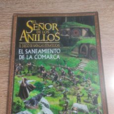 Juegos Antiguos: LIBRO BATALLAS ESTRATEGICAS EL SEÑOR DE LOS ANILLOS - GAMES WORKSHOP - EL SANEAMIENTO DE LA COMARCA. Lote 358083780