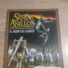Juegos Antiguos: LIBRO BATALLAS ESTRATEGICAS EL SEÑOR DE LOS ANILLOS - GAMES WORKSHOP - EL ASEDIO DE GONDOR. Lote 358083930