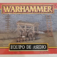 Jogos Antigos: WARHAMMER EQUIPO DE ASEDIO ¡PRECINTADO EN CAJA! ¡MUY RARO! 1998. Lote 361065970