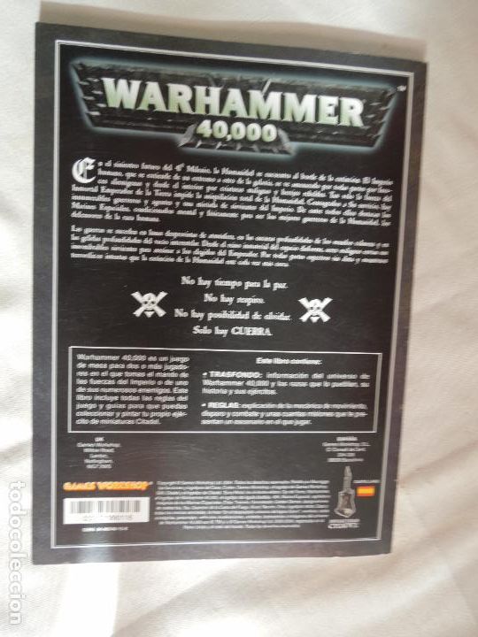 Juegos antiguos: WARHAMMER 40.000 LAS REGLAS - GAMES WORKSHOP - 2004 - Foto 2