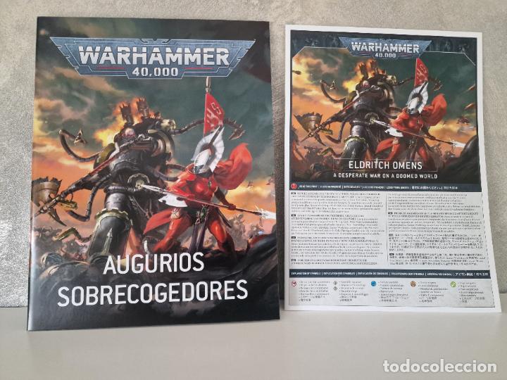 Juegos antiguos: LIBROS AUGURIOS SOBRECOGEDORES WARHAMMER - Foto 1