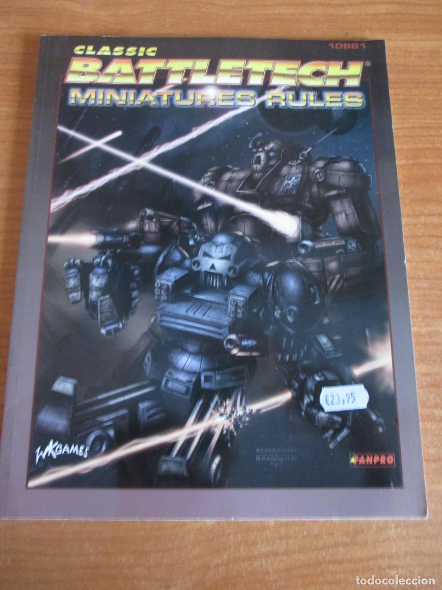 Juegos antiguos: CLASIC BATTLETECH MINIATURES RULES ( EN INGLES ) , WARHAMMER - Foto 1