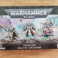 Juegos Antiguos: WARHAMMER 40.00 - THOUSAND SONS - EXALTED SORCERES - CAJA INCOMPLETA. Lote 379858309