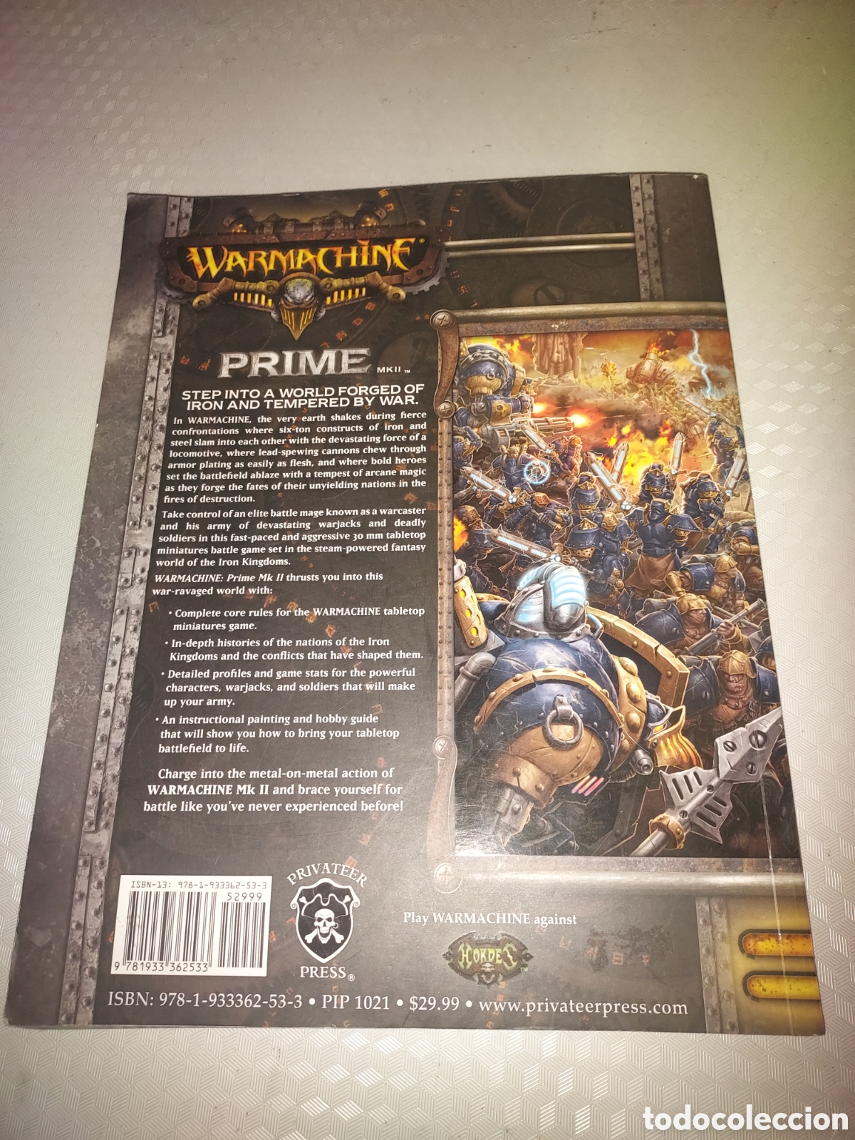 Juegos antiguos: WARMACHINE PRIME MKII EN INGL&Eacute;S - Foto 2