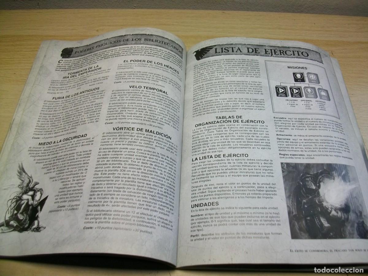Juegos antiguos: WARHAMMER 40.000 MARINES ESPACIALES - Foto 2