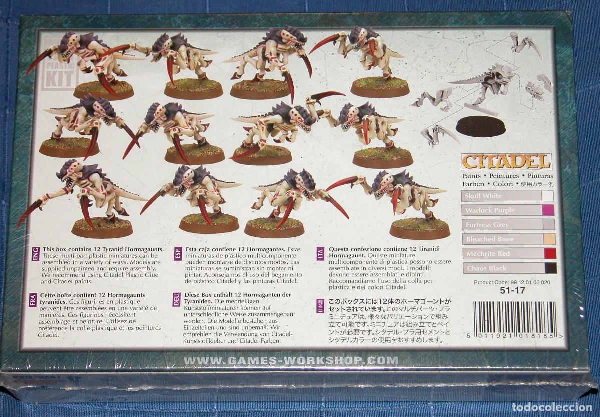 Juegos antiguos: WARHAMMER TYRANID HORMAGAUNT BROOD. REF. 5117. - Foto 2