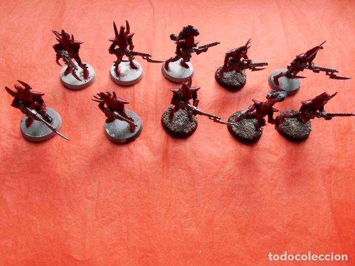 Juegos antiguos: 10 FIGURAS WARHAMMER 40000 ELDARS OSCUROS - Foto 2