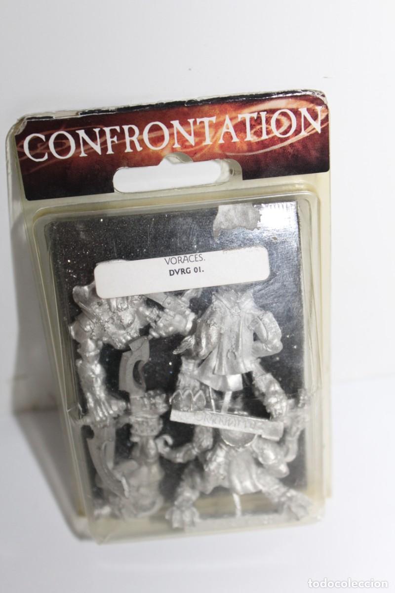 Juegos antiguos: WARHAMMER BLISTER CONFRONTATION VORACES PLOMO - Foto 1