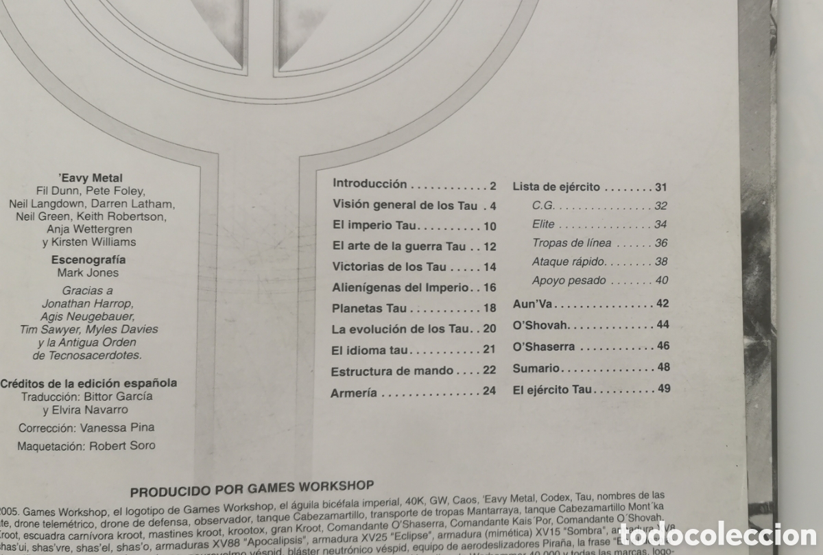 Juegos antiguos: IMPERIO TAU /WARHAMMER 40000 CODES / GAMES WORKSHOP - Foto 7