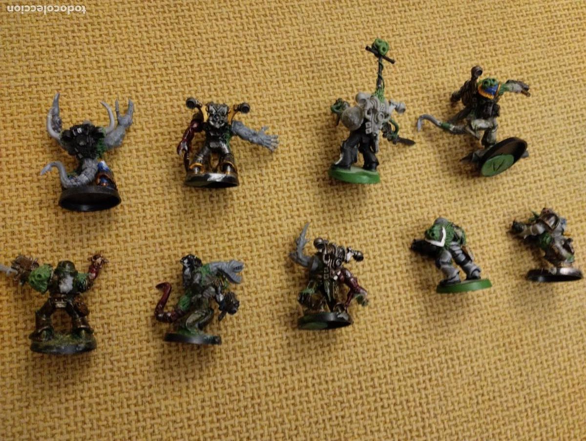 Juegos antiguos: Lote de Figuras Warhammer Pl&aacute;stico - Foto 2