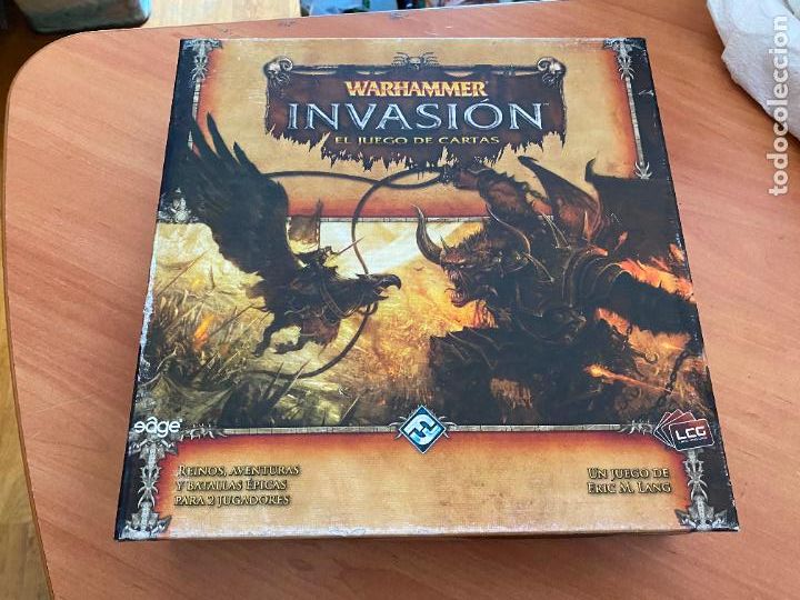 Juegos antiguos: WARHAMMER INVASION COMPLETO (J-9) - Foto 1