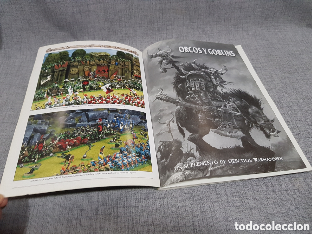 Juegos antiguos: EJ&Eacute;RCITOS WARHAMMER. ORCOS Y GOBLINS. GAMES WORKSHOP. A&Ntilde;O 2000 - Foto 3