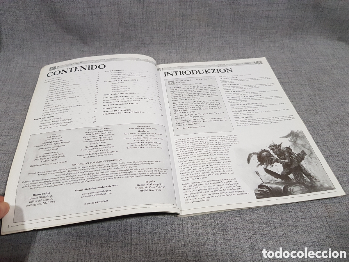 Juegos antiguos: EJ&Eacute;RCITOS WARHAMMER. ORCOS Y GOBLINS. GAMES WORKSHOP. A&Ntilde;O 2000 - Foto 4